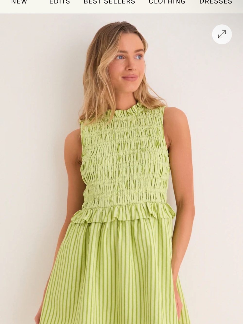 TUCKERNUCK Margarita Stripe Seaton Mini Dress small - Picture 2 of 6